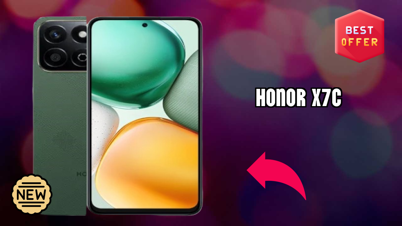 Honor X7c Display Analysis: 6.8 Inches (17.27 Cm) Screen