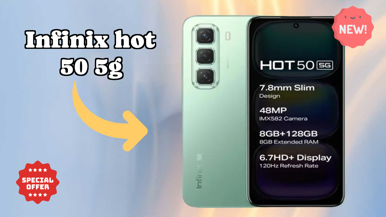 Infinix Hot 50 5G RAM Performance: 4 GB RAM Handles Heavy Tasks