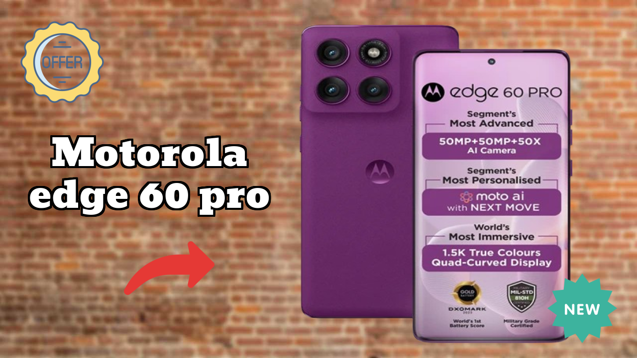 Motorola Edge 60 Pro Display Analysis: 6.7 Inches (17.02 Cm) Screen Quality