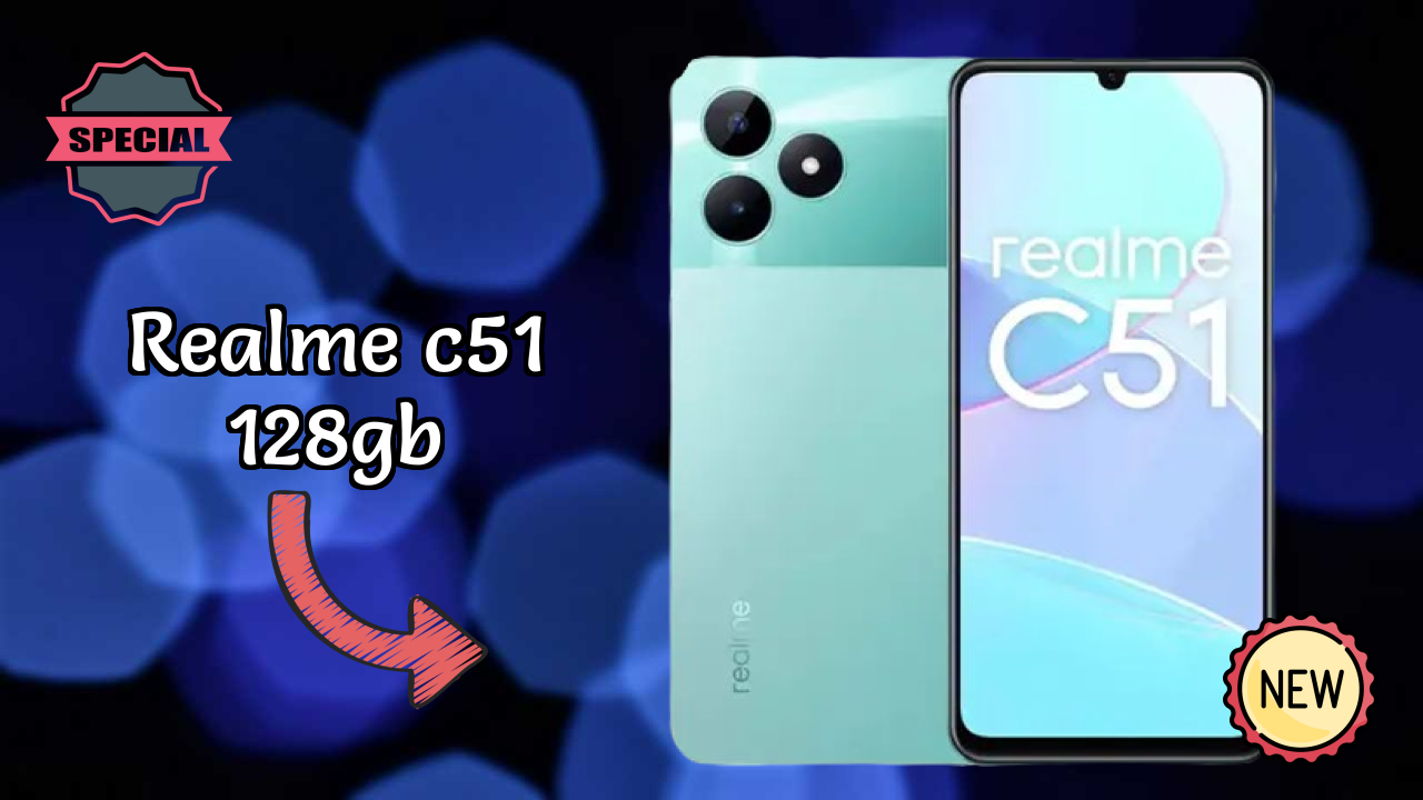 Realme C51 128GB Display Technology: IPS LCD Quality