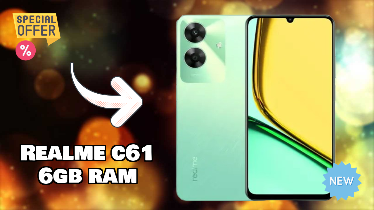 Realme C61 6GB RAM Display Analysis: IPS LCD Quality