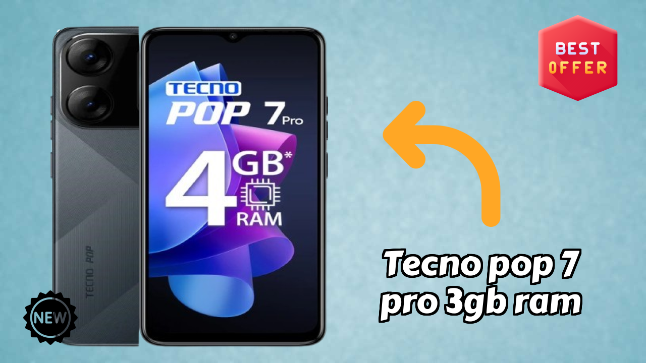Tecno Pop 7 Pro 3GB RAM at ₹7,990 - Complete Review Guide