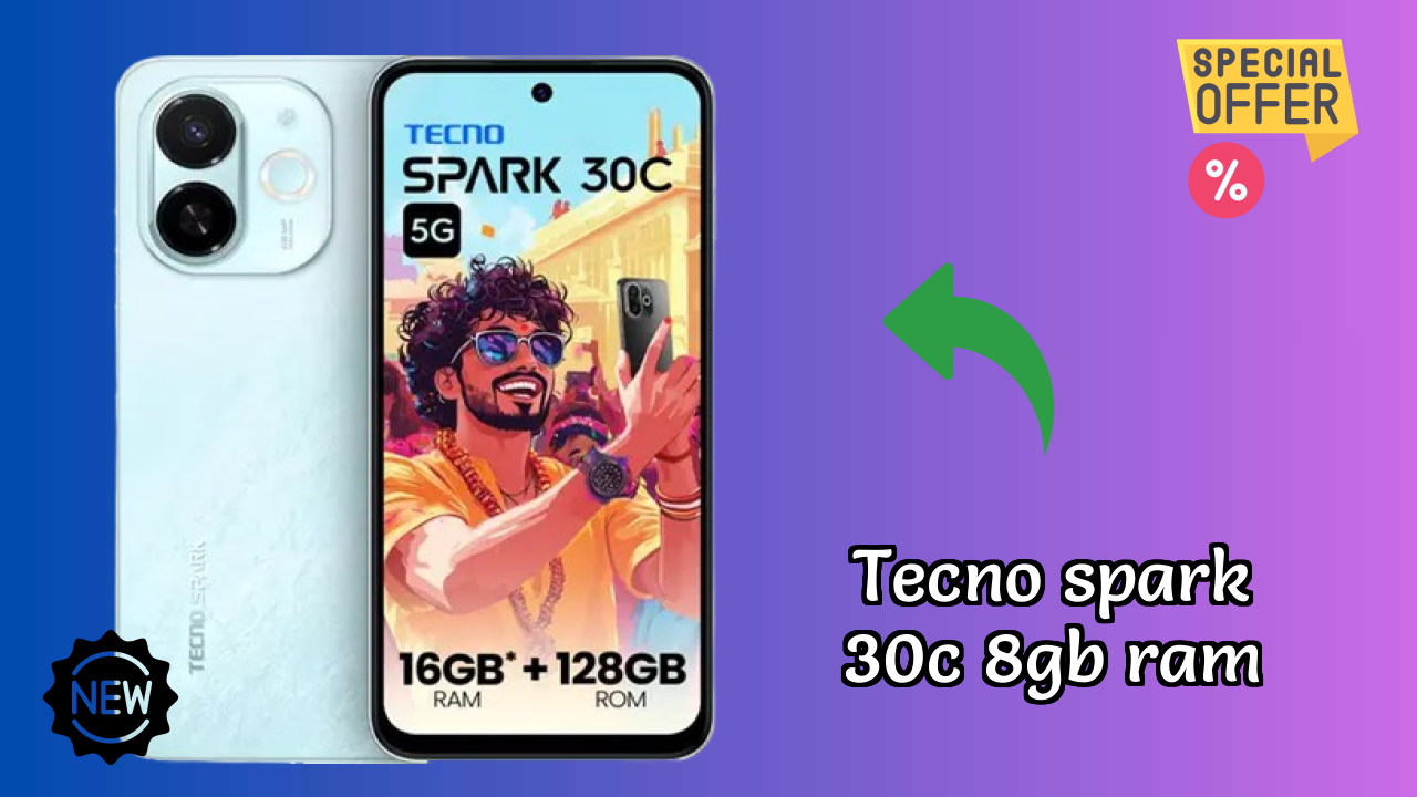 Tecno Spark 30C 8GB RAM Display Review: IPS LCD Screen