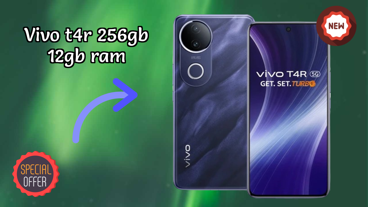Vivo T4R 256GB 12GB RAM Display Analysis: 6.77 Inches (17.2 Cm) Screen