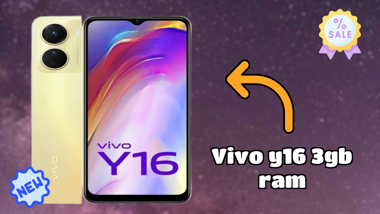 Vivo Y16 3GB RAM Display Technology: 6.51 Inches (16.54 Cm) Screen