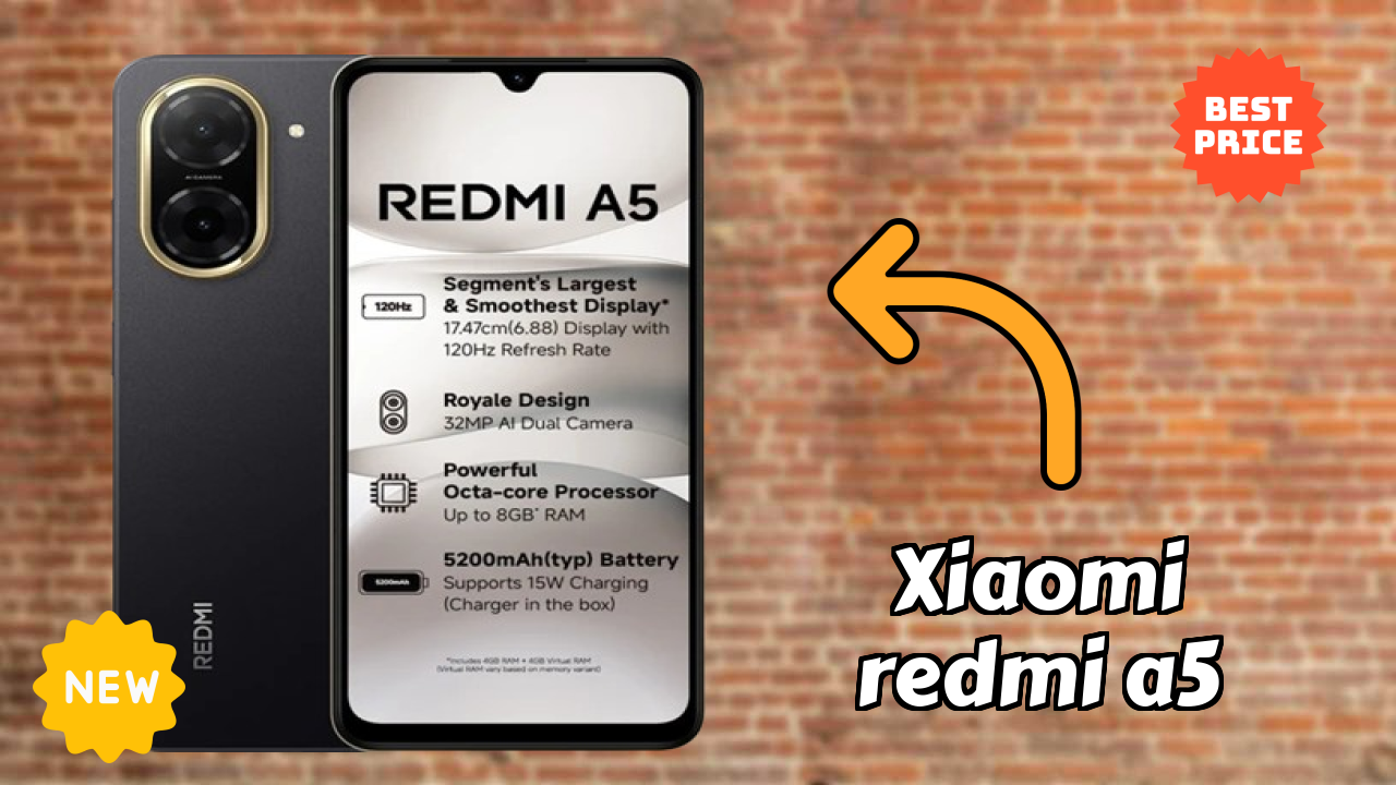 Xiaomi Redmi A5 Display Analysis: 6.88 Inches (17.48 Cm) Screen